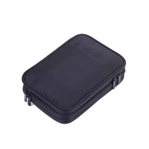 Troika Organizer etui voor elektronica, kabels, adapters en accessoires, zwart