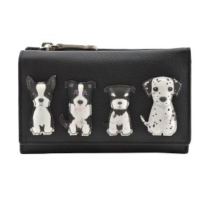 Mala Leather Dames Portemonnee Sitting Dogs