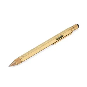 Troika Construction Multifunctionele Multi tool Pen Antique brass